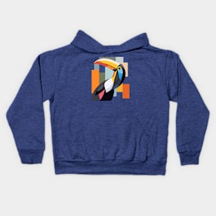 Geometric Toucan Kids Hoodie